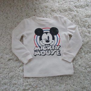 Disney x Jumping Beans Mickey Mouse Long Sleeve Thermal Tee –‎ Toddler Boys 4T